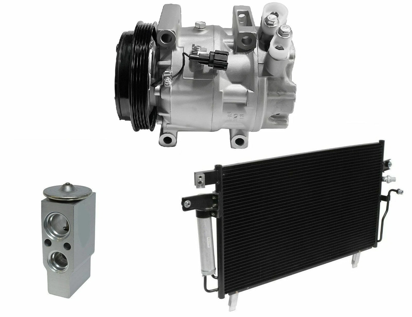 A/C Compressor Kit with Condenser Replacement for Nissan Pathfinder Armada (2004–2004)