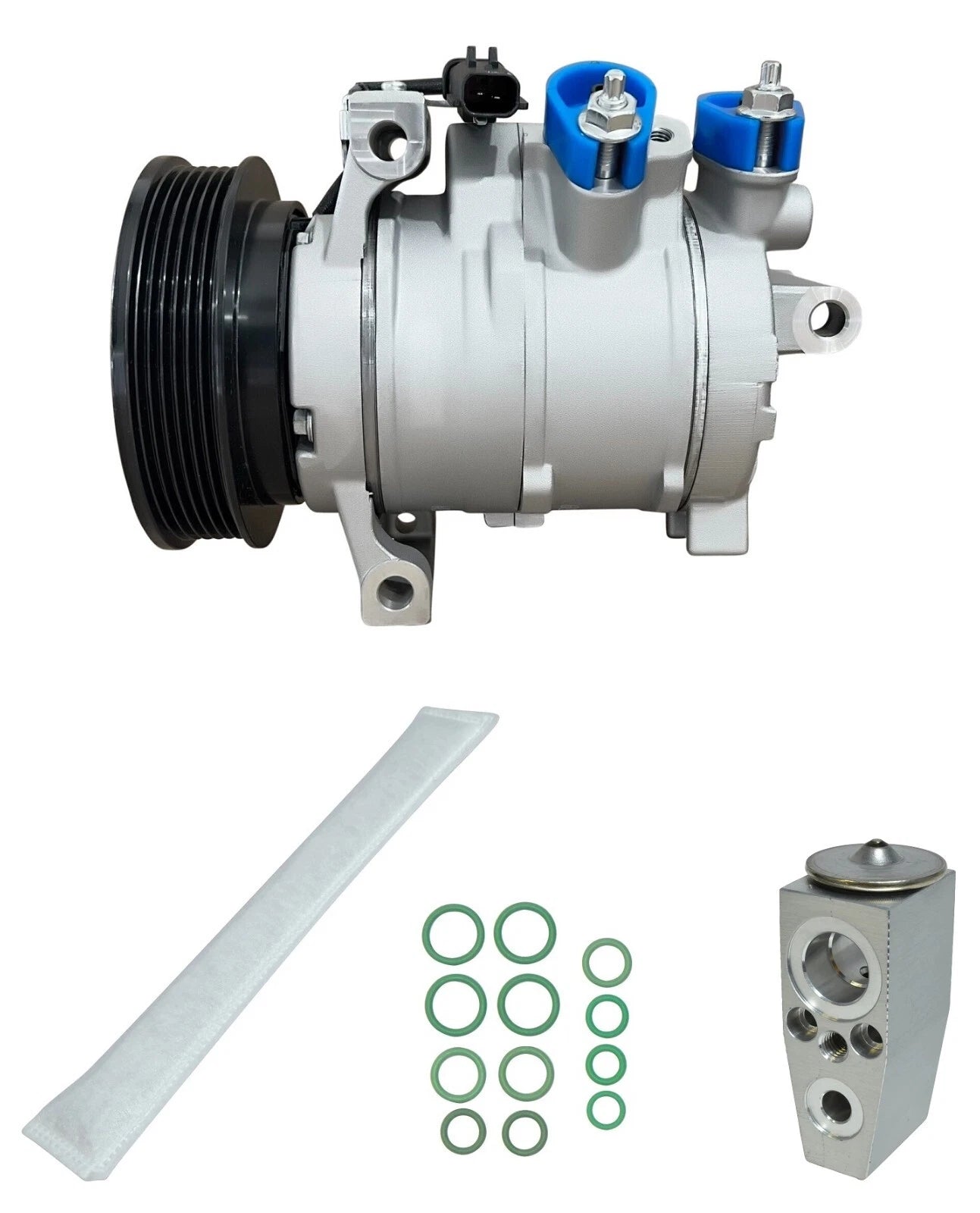 A/C Compressor Kit Replacement for Ram 3500 5.7L 6.4L (2018–2018)