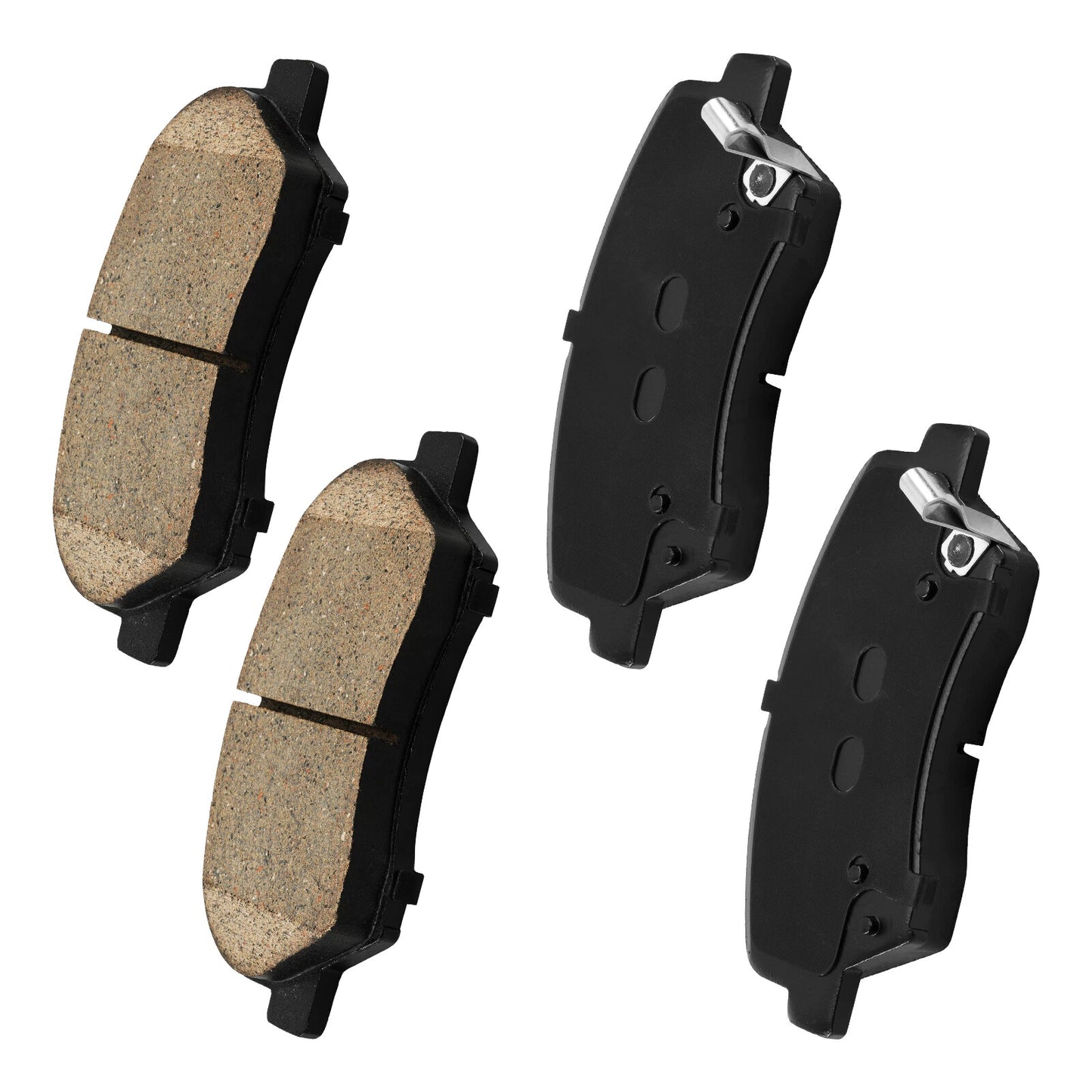 Ceramic Brake Pad Kit for Kia Forte5 Hyundai Elantra GT Coupe Veloster (2013–2021)