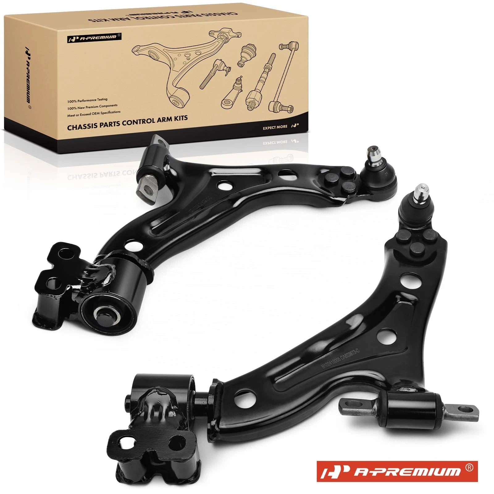 2X Front Lower Control Arm with Ball Joint for Chevy Spark (2016–2022)