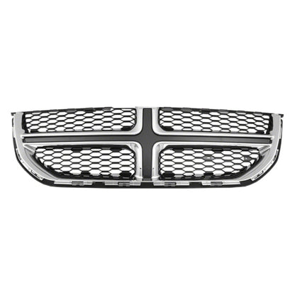 Replacement Black Chrome ABS Plastic Front Grille For 2011-2020 Dodge Caravan