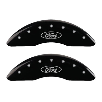 Caliper Covers Set of 4 with Engraved Ford Oval for 2021–2024 Ford Edge