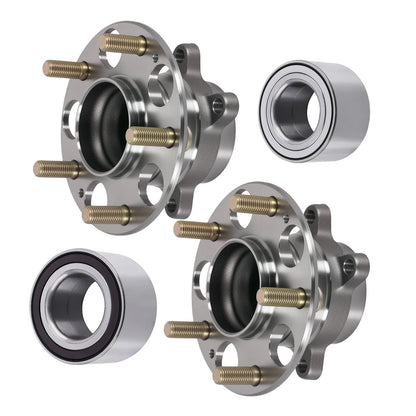 Front Wheel Bearings 4Pcs for Honda Civic HF LX (2015–2015)