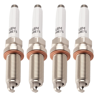 4x Iridium Spark Plugs for Mercedes-Benz SLC300 (2017–2020) A217 90654