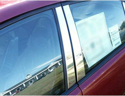 4pc. Luxury FX Chrome Pillar Post Trim for 2005-2007 Saturn Ion