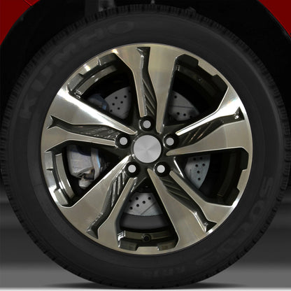 17x7.5 Factory Wheel (Medium Sparkle Charcoal w/Black Machined) for Honda CR-V
