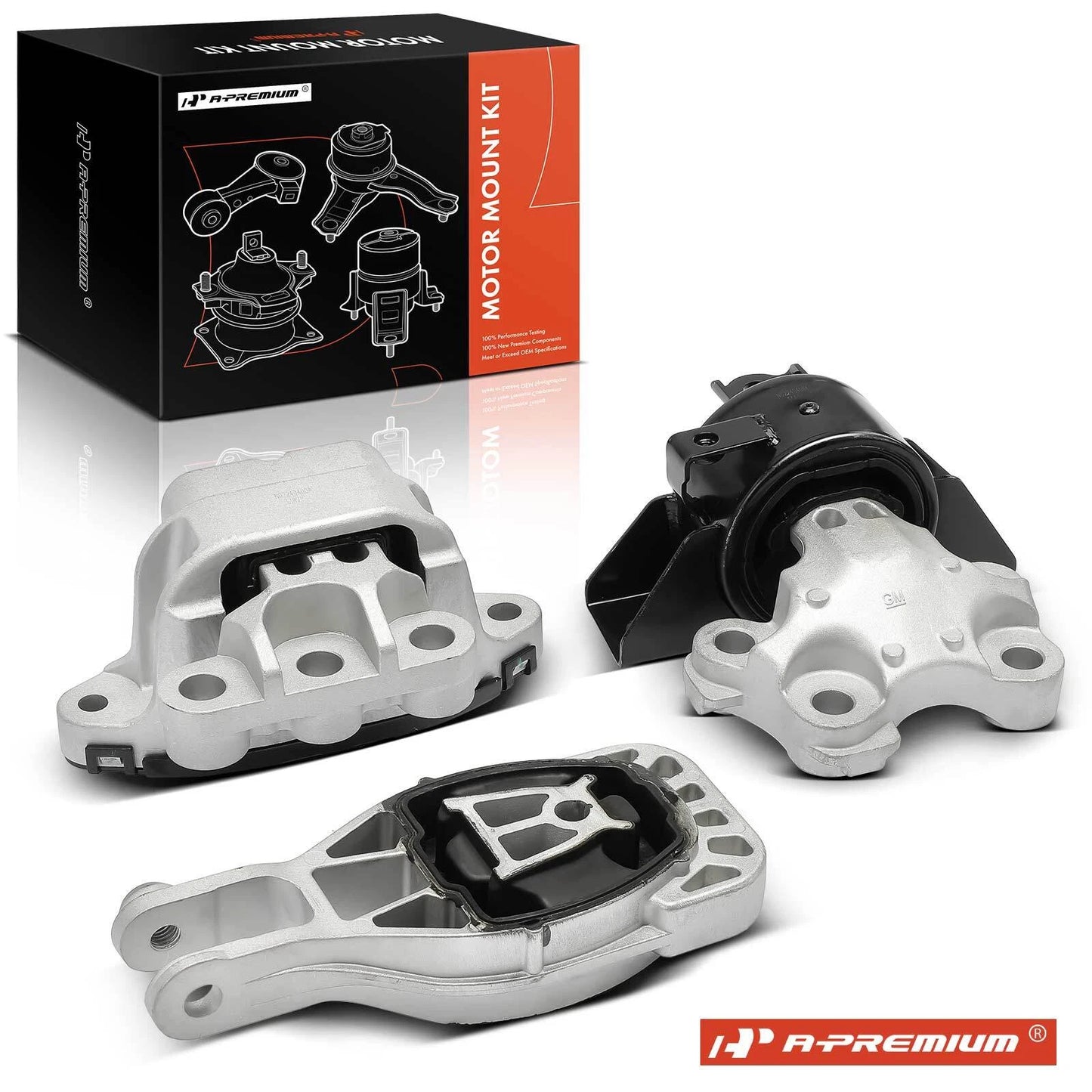 3X Engine Motor & Transmission Mounts for Buick Encore (2013–2022)