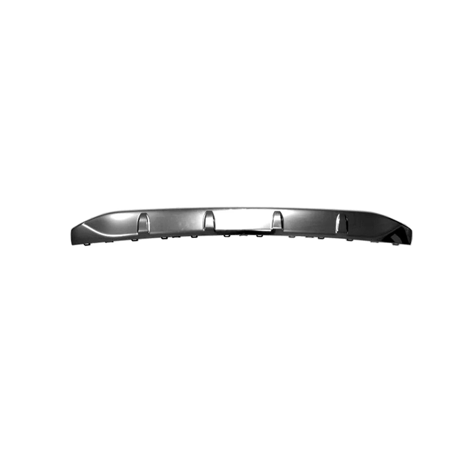 Replacement Satin/Chrome ABS Plastic Front Lower Bumper Cover Molding