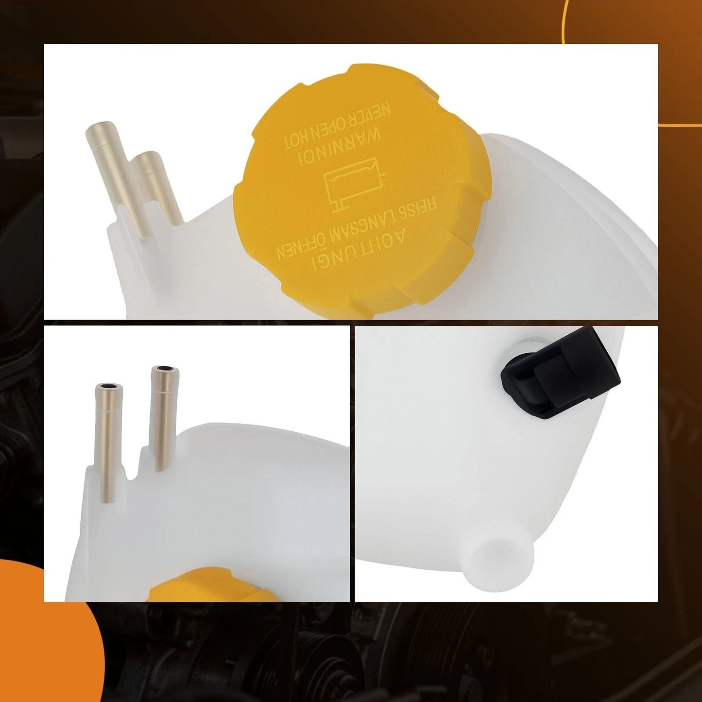 Engine Coolant Expansion Tank for Saab 9-3 (2003–2011)
