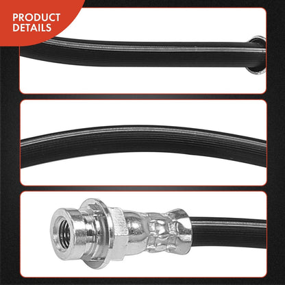 2X Front Brake Hydraulic Hose for Chevy Express GMC Savana 1500 (1996–2002)