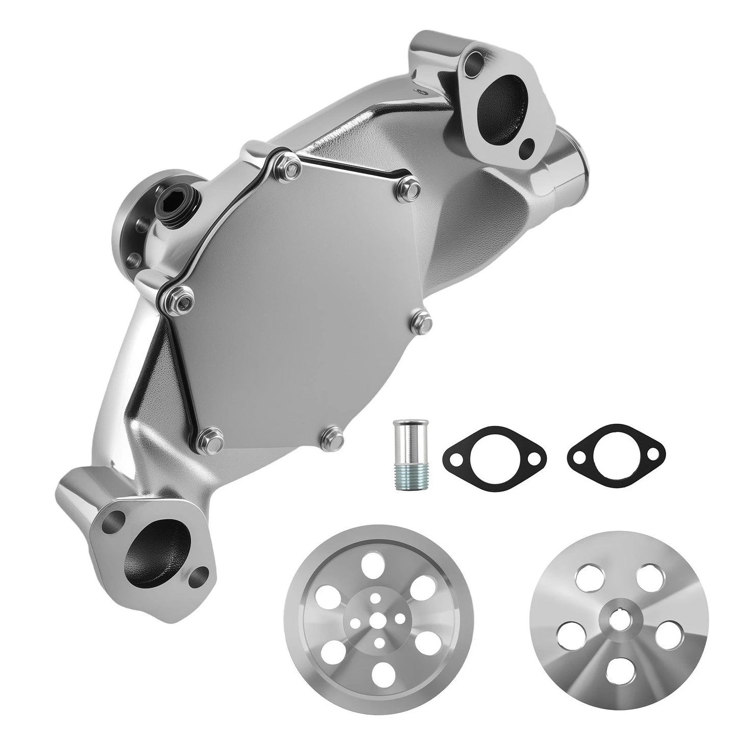 BBC Chrome Pulley Kit for Big Block Chevy 396-454 (1965–1970)