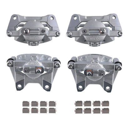 Front & Rear Disc Brake Calipers with Bracket for Jeep Wrangler (2007–2018)