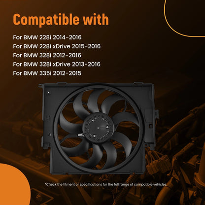 Electric Radiator Cooling Fan for BMW 428i/428i xDrive (2014–2016)