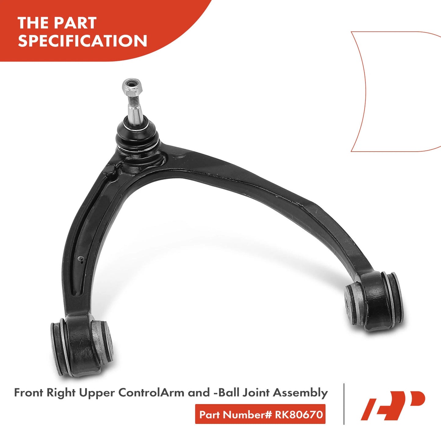 12x Front Control Arm with Ball Joint & Wheel Hub Bearing for Silverado