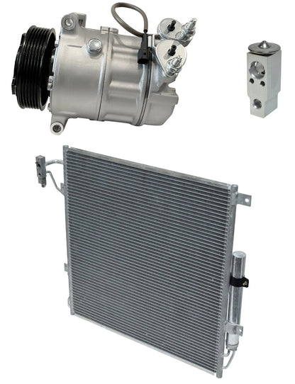 AC Compressor Kit With Condenser for Land Rover LR4 5.0L (2012–2016)