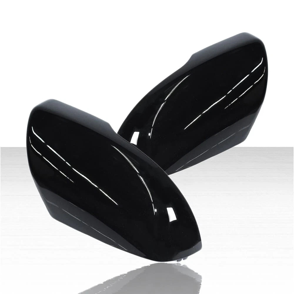 Set of 2 Clip-On Mirror Covers w/Turn Signal for 2015-24 Ford Edge SEL - Chrome