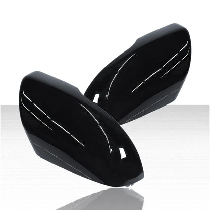 Set of 2 Clip-On Mirror Covers w/Turn Signal for 2015-24 Ford Edge SEL - Chrome
