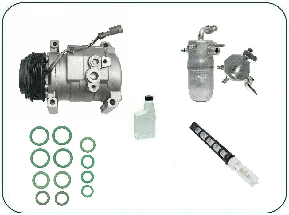 A/C Compressor Kit Replacement for Chevy Silverado 1500 GMC Sierra 1500 (4.3L) (2007–2015)