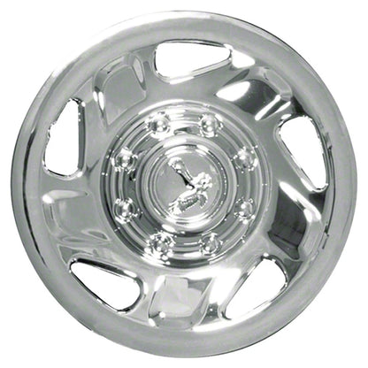 Chrome Wheel Covers 16 Inch 8 Lug Replacement for Truck Van Rear (4) (Month)