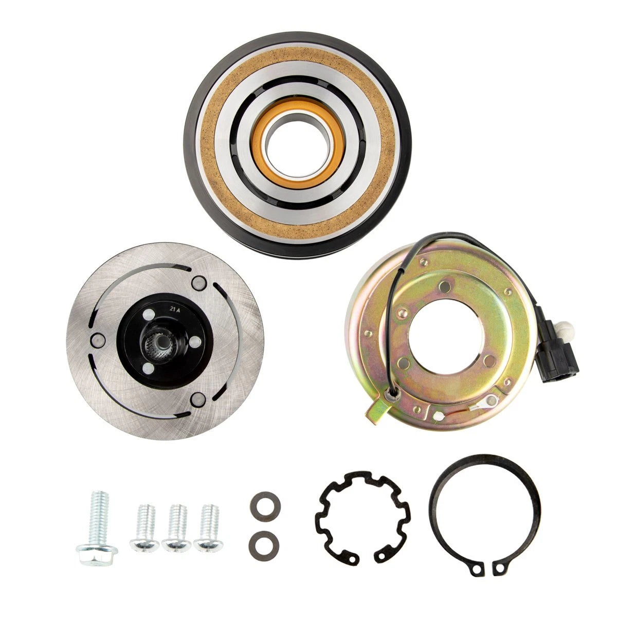 A/C Compressor Clutch Kit Coil Pulley for Nissan Murano 2003-2007 (3.5L)