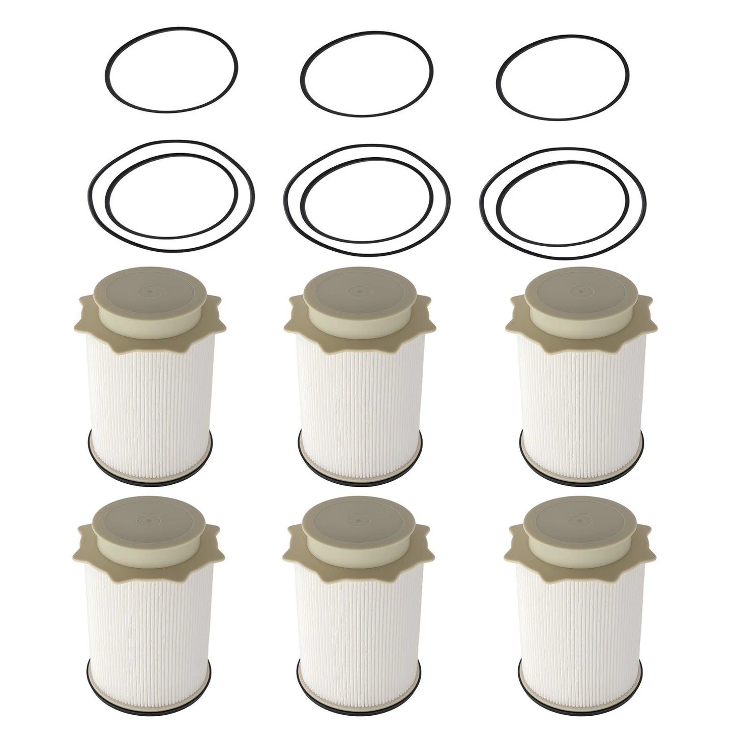 Fuel Filter Set for Ram 2500 3500 4500 5500 6.7L Cummins Diesel (2011–2017)