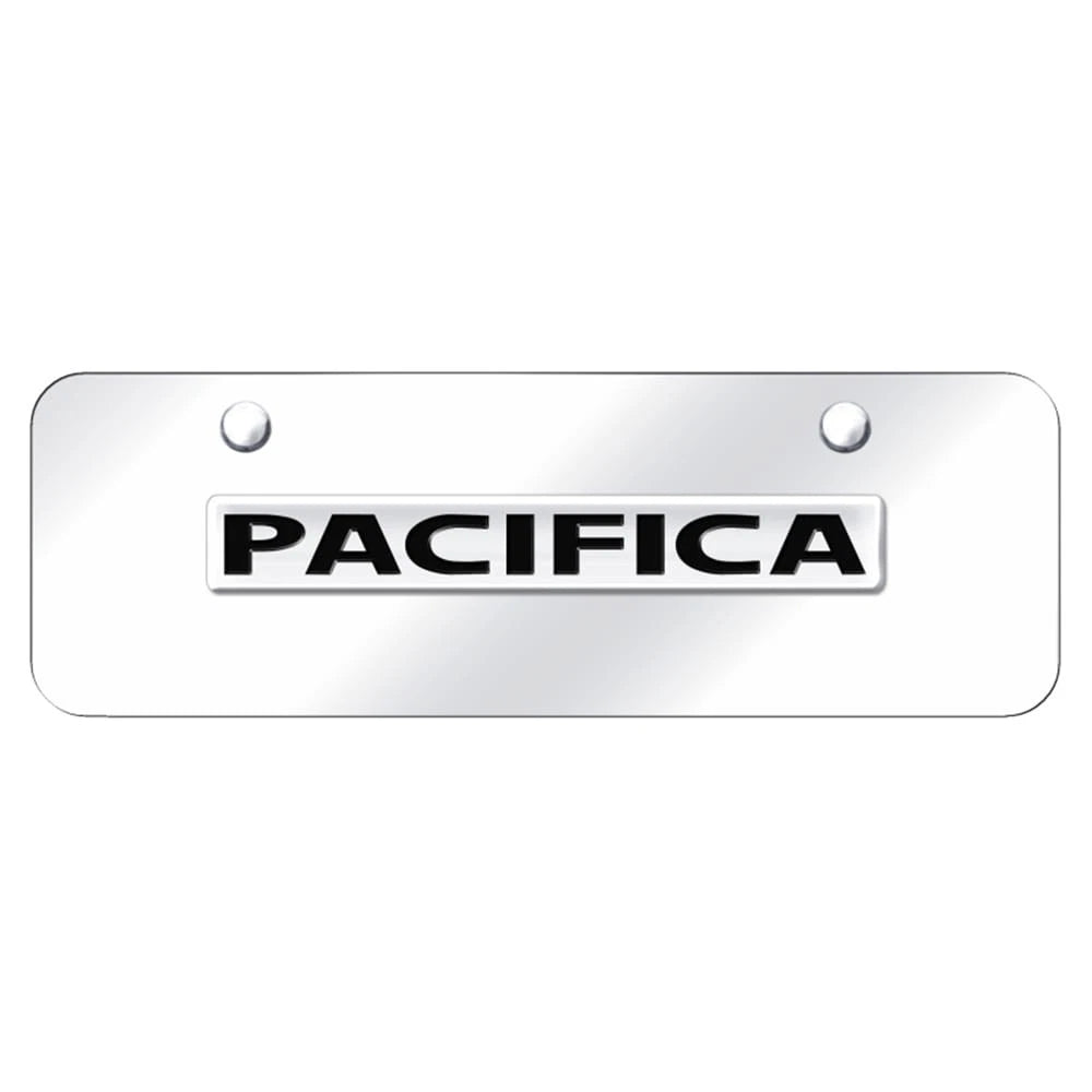 Chrome Name on Chrome Mini Plate - Officially Licensed for Chrysler Pacifica