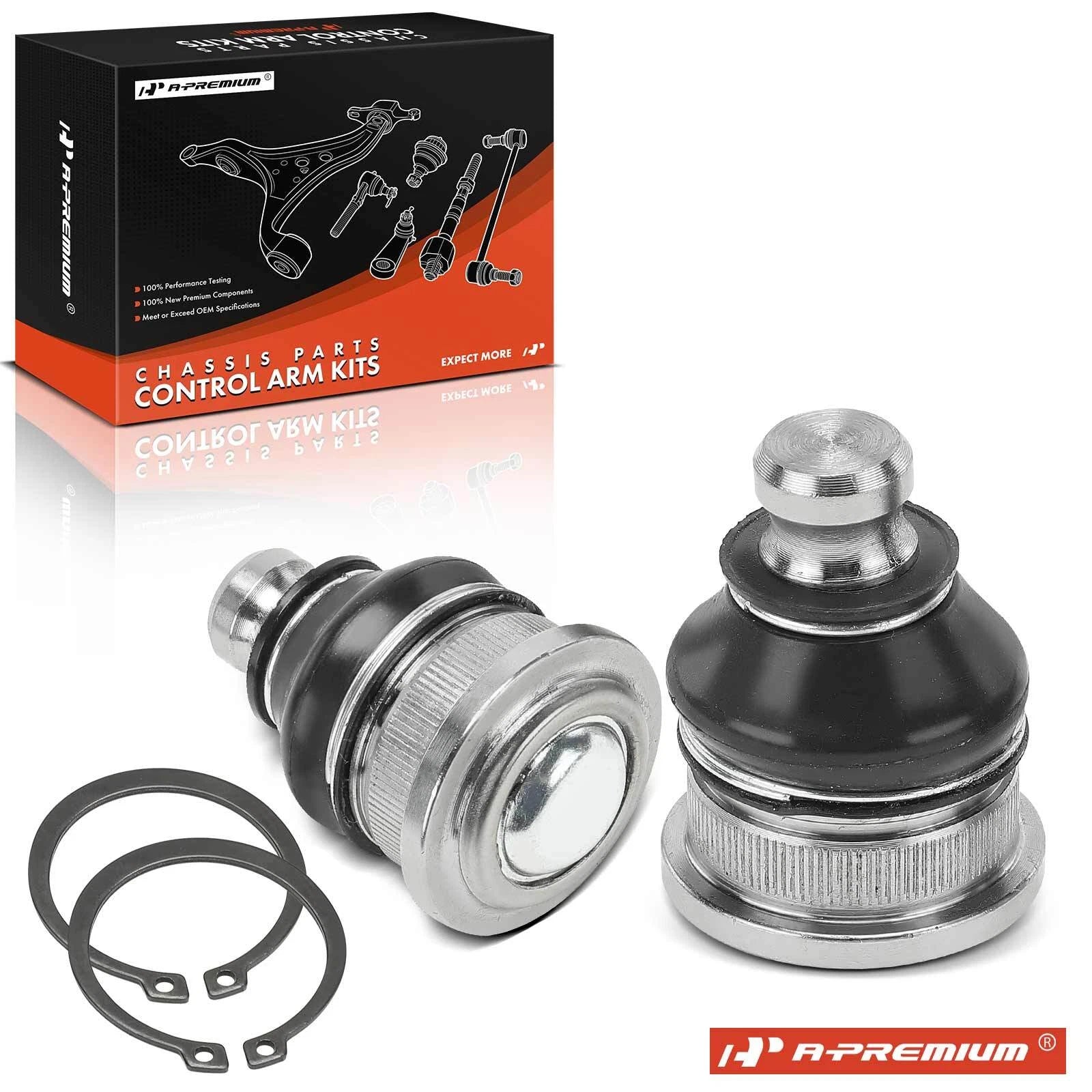 2X Ball Joints for Nissan Sentra (2007–2019) Chevrolet City Express (2015–2018)