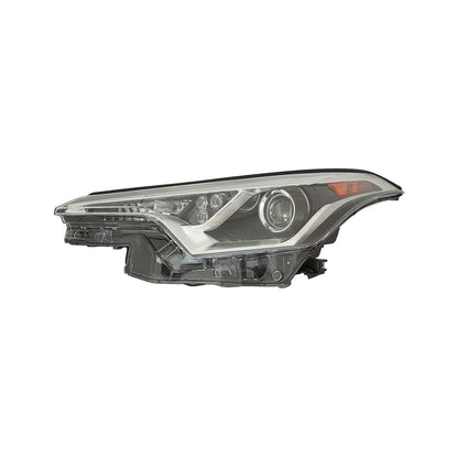 Replacement Driver Halogen Headlight Lens Housing w/LED Daytime Running Light