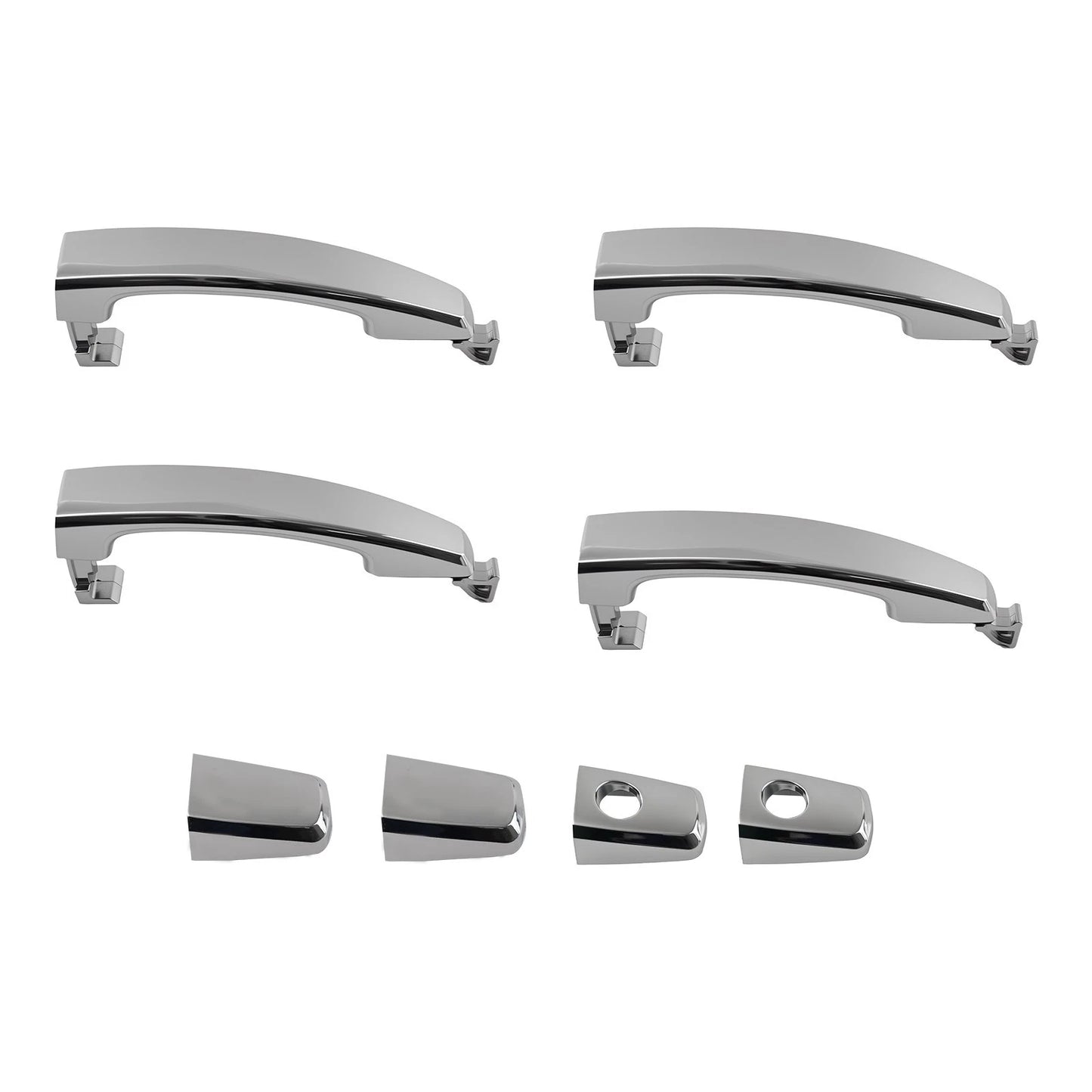 Chrome Exterior Door Handle for Saturn Vue (2008–2010) Rear Left