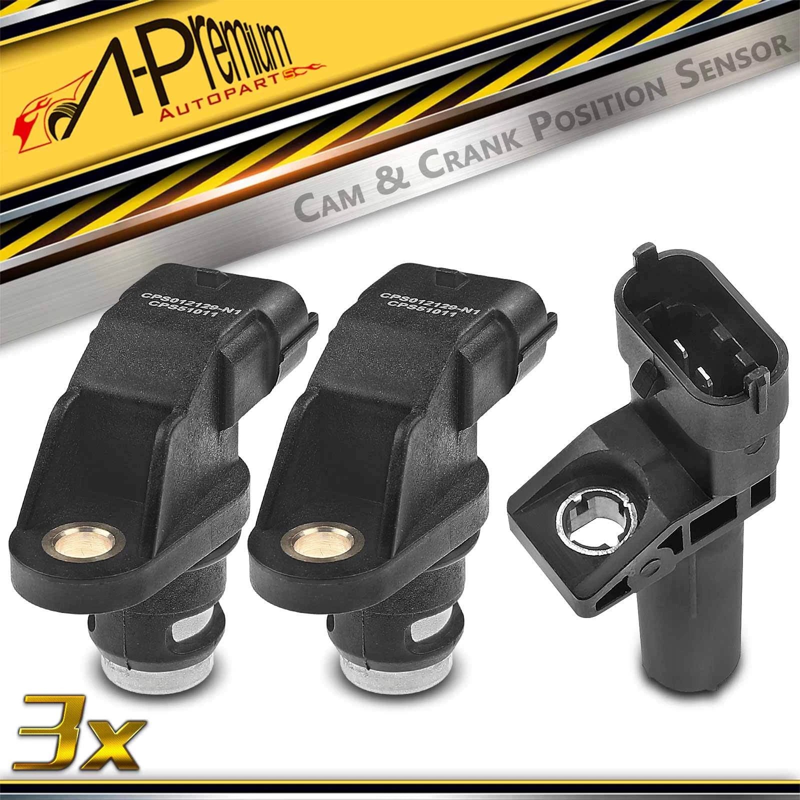 2X Camshaft & Crankshaft Position Sensors for Mercedes-Benz W204/W205 (2007–2020)