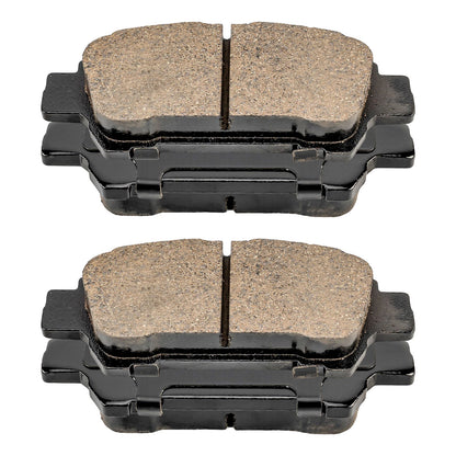 Ceramic Rear Brake Pads for Toyota Sienna 2004–2010 (3.3L 3.5L)