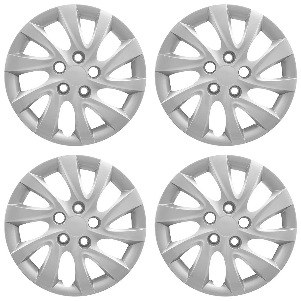 16" Bolt On Wheel Covers Hub Caps for 11-18 Hyundai Elantra Steel Rims R16 Tire