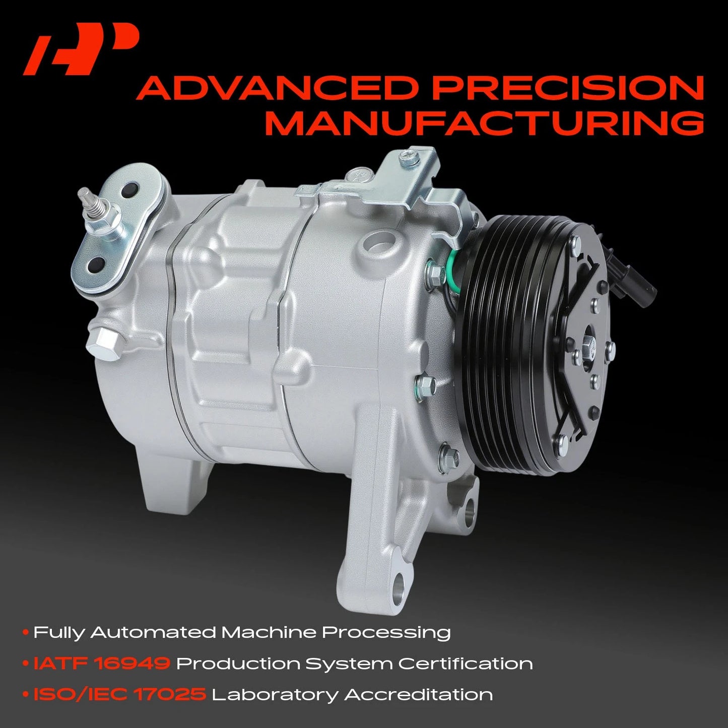 A/C Compressor with Clutch for Chevy Traverse (2013–2023)