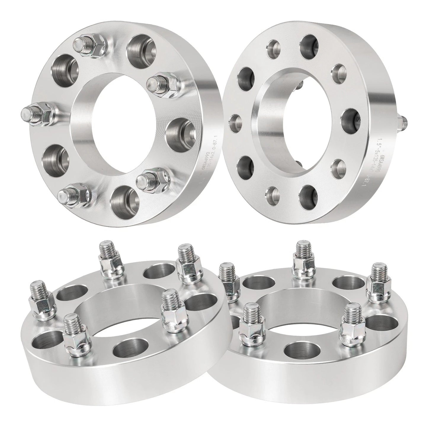 1.5" Wheel Spacers for 2002–2004 Ford F-150 (5x135, 87.1mm, M14x2)