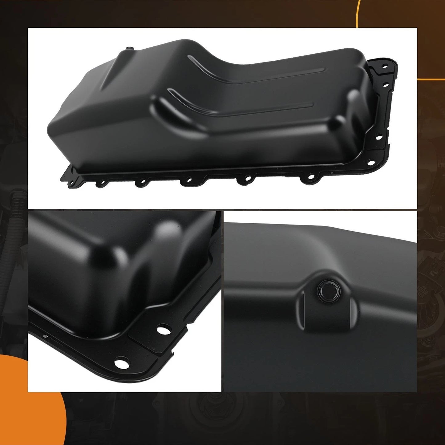 Engine Oil Pan for Ford E-350 Econoline Club Wagon (1997–2002)
