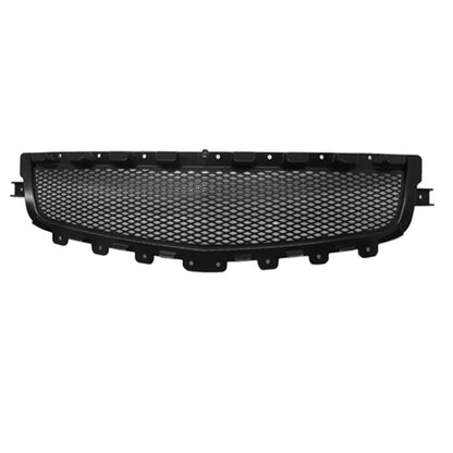 Front Center Grille Replacement Black Matte Plastic for Chevy Malibu (2008–2012)