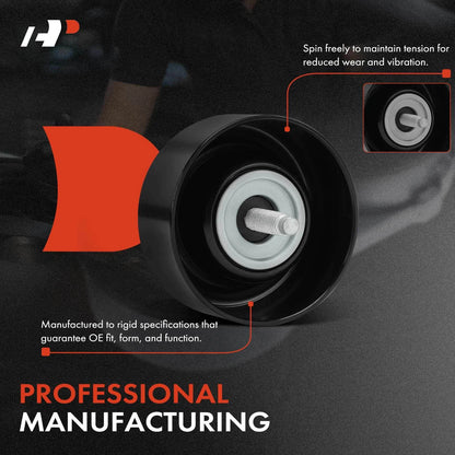 Accessory Belt Idler Pulley for Silverado 2500 HD, Sierra 2500 HD (2020–2024)