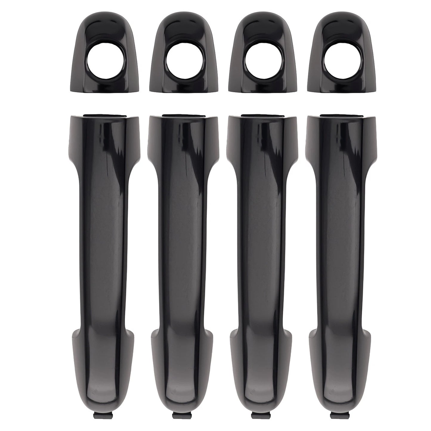 Black Door Handle Set for Hyundai Elantra (2006–2010)
