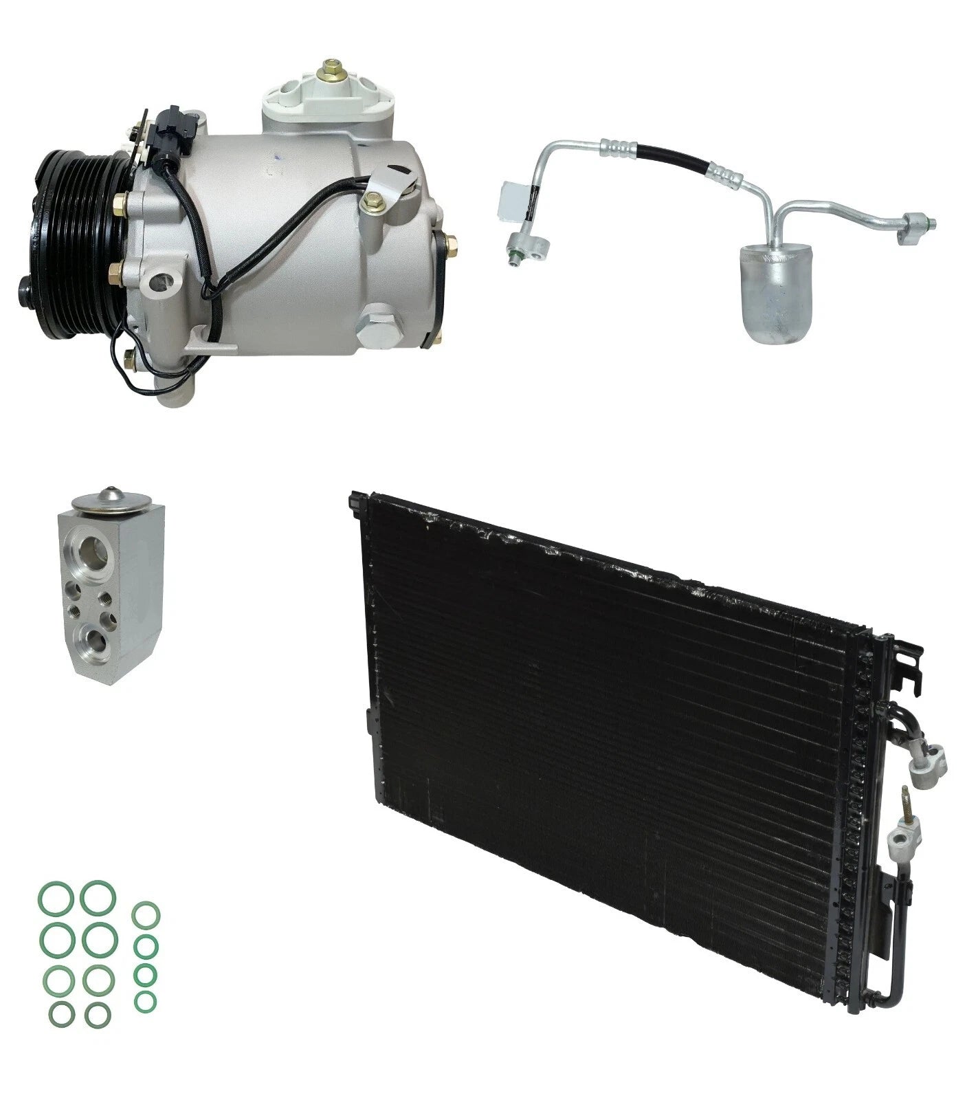 AC Compressor Kit With Condenser for Saturn Vue 2.2L (2004–2007)
