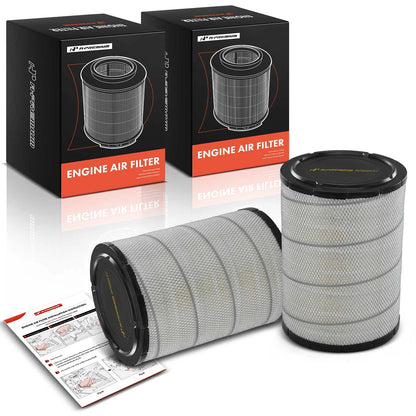 2X Engine Air Filter for Chevy T8500, GMC T7500, Ford (1998–2009)