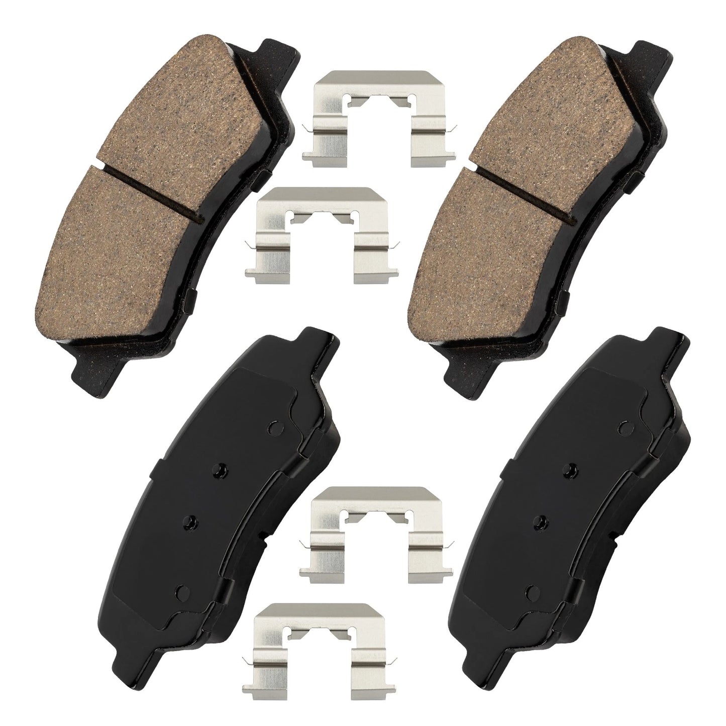 Front Ceramic Brake Pads for Hyundai Accent Kia Rio (2012–2017)
