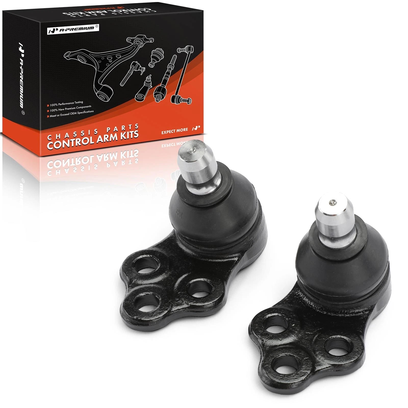 2X Front Lower Side Ball Joint for Chevrolet Spark (2016–2022)