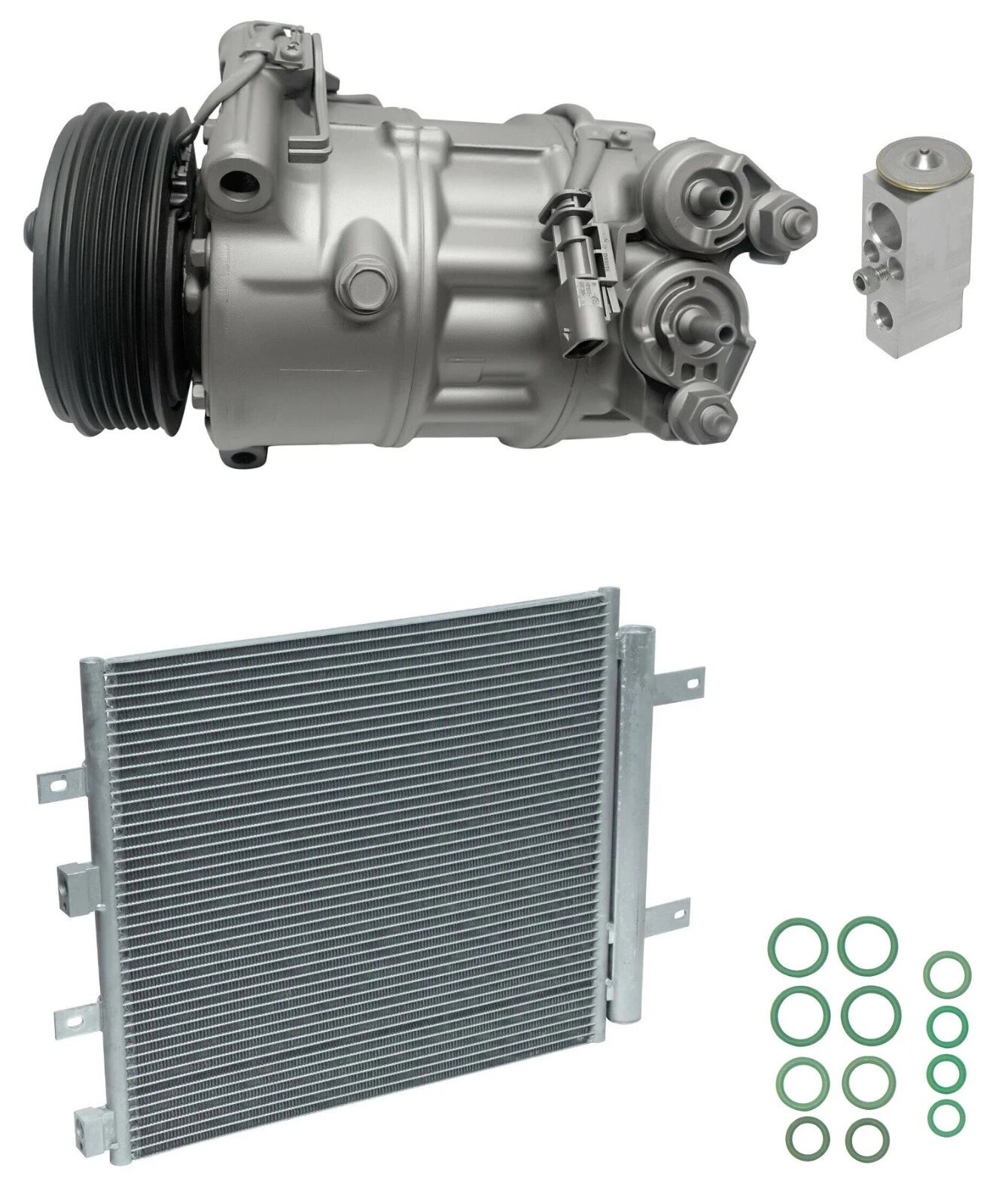 A C Compressor Kit with Condenser for Jaguar XFR-S 5.0L (2014–2014)
