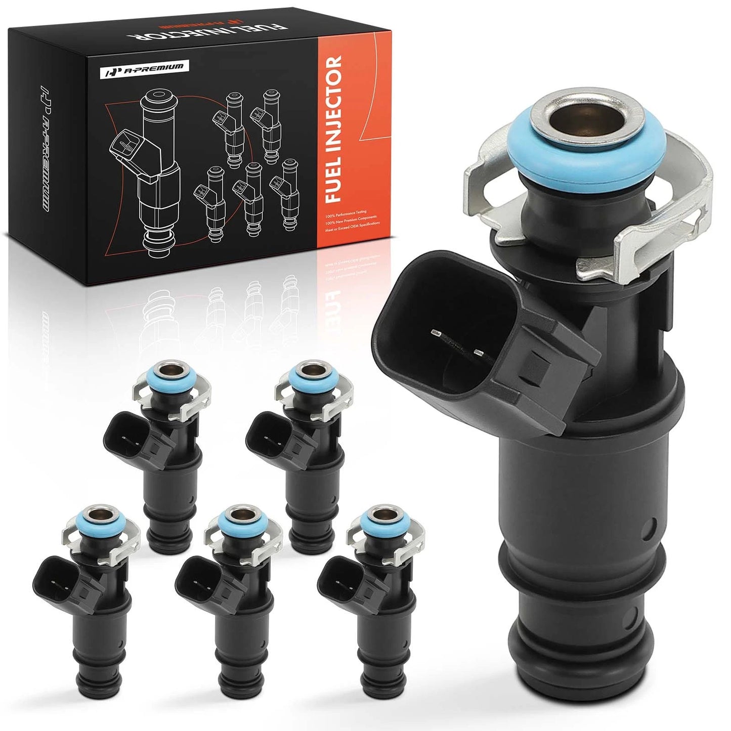 6x Fuel Injector for Buick LaCrosse, Allure, Lucerne, Pontiac Grand Prix (2005–2009)