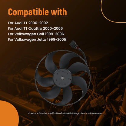Cooling Fan for Volkswagen Golf Jetta (1999–2006)
