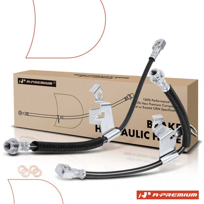 2X Front Brake Hydraulic Hose for Buick LeSabre (2000–2005)