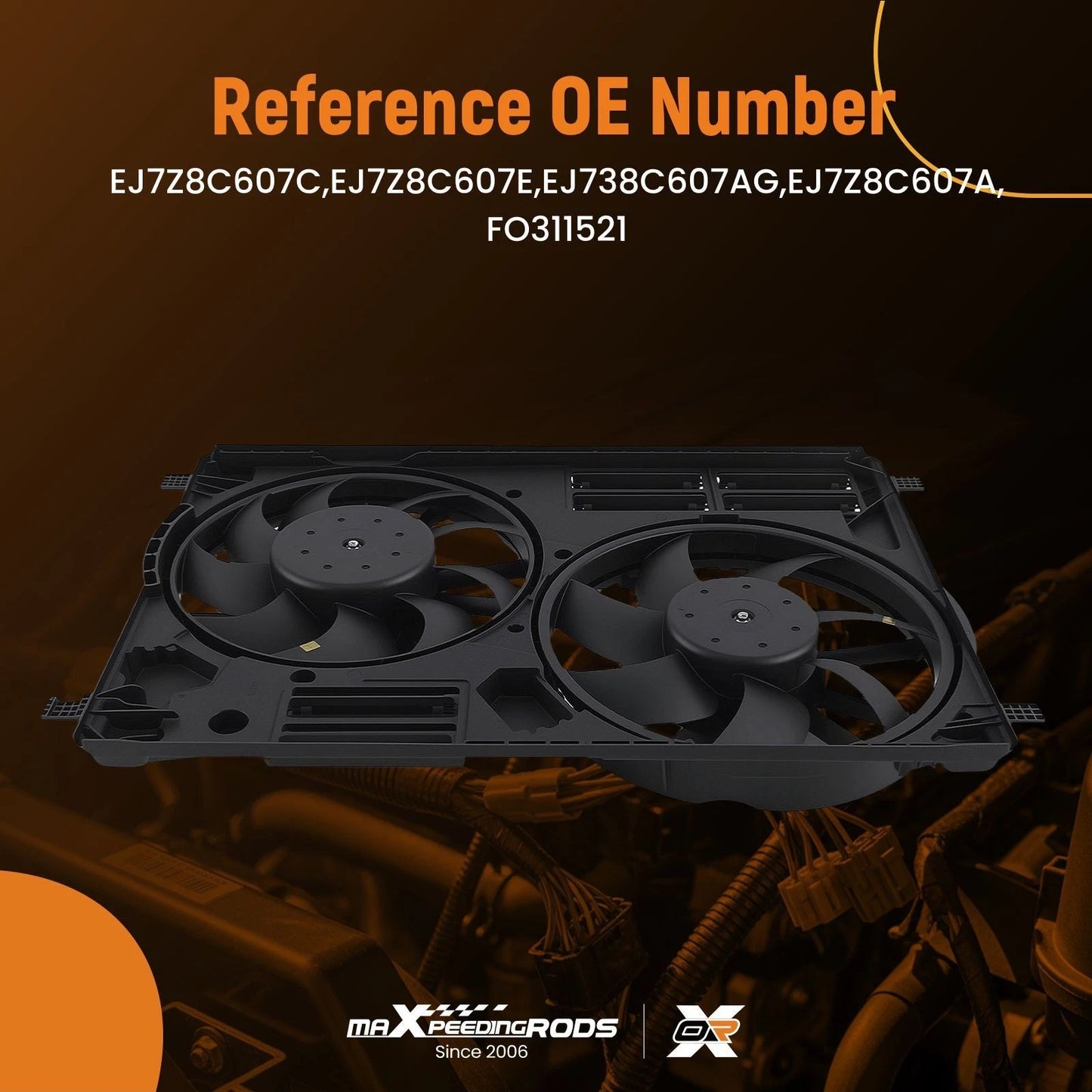 Electric Radiator Cooling Fan for Ford Escape and Lincoln MKC (2015–2019)