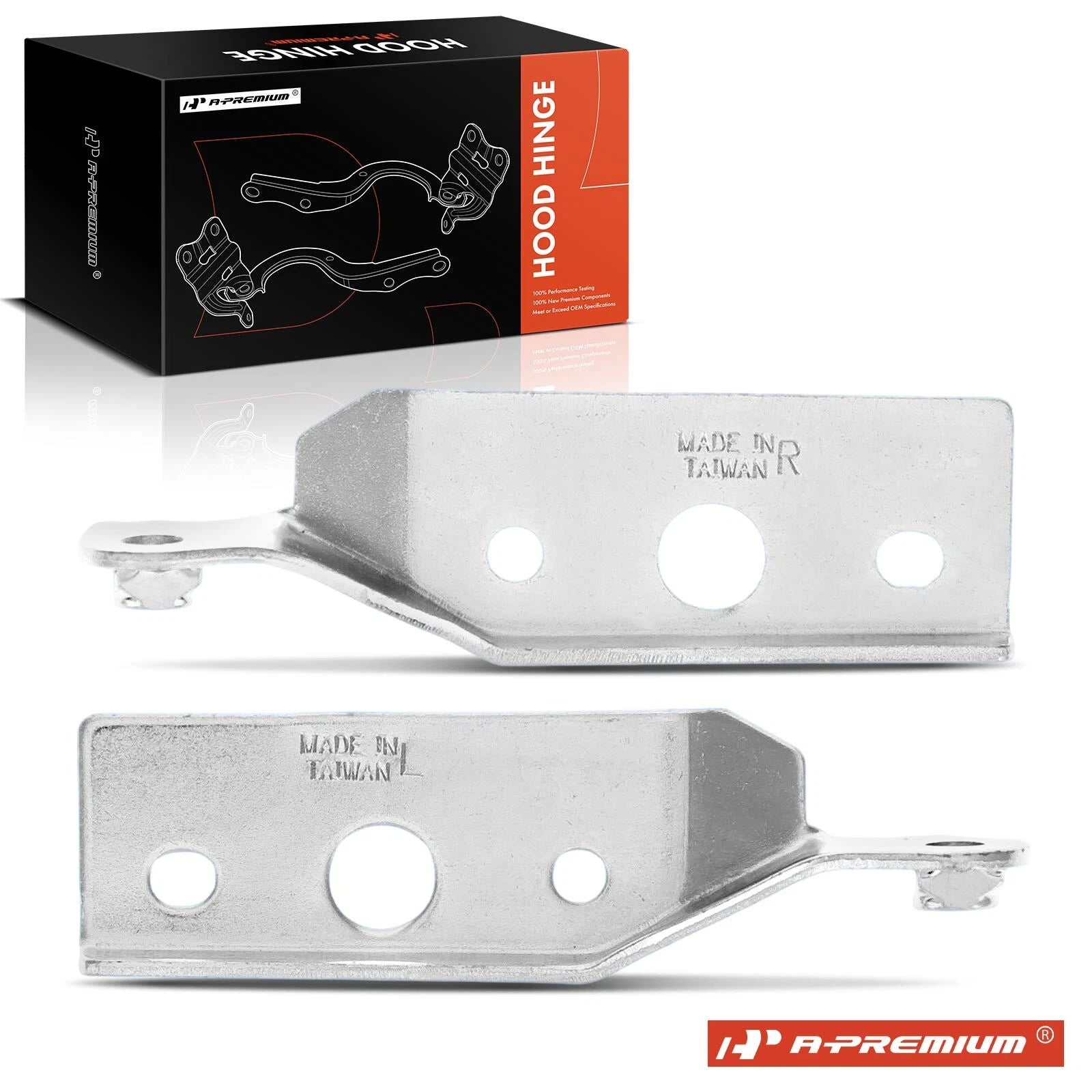 2X Lower Hood Hinge for Chevy Cavalier (1995–2005)