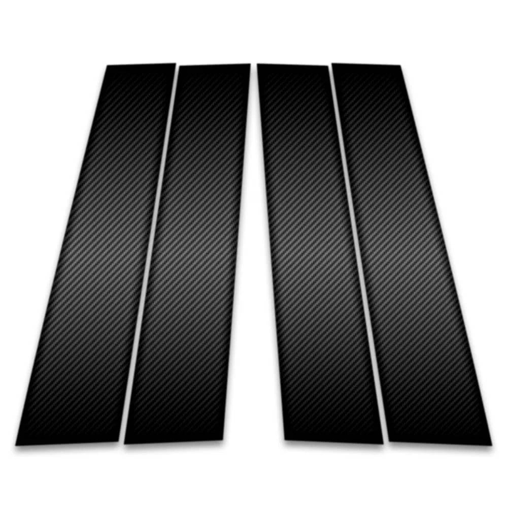 4pc Carbon Fiber Pillar Post Covers for 2013-2023 Cadillac XTS
