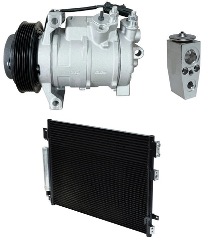 AC Compressor Kit With Condenser for Chrysler 300 5.7L (2011–2014)